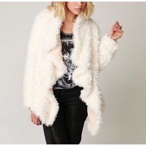 Free People Teddy Fleece Wrap